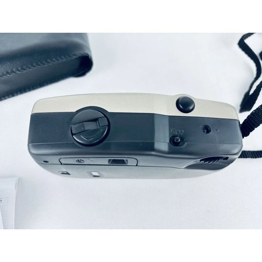 Vivitar PK 3587 Focus‎ Free Film Camara With Case 35mm Tested Working